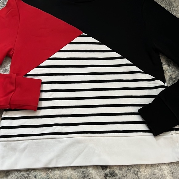 Être Cécile Striped Crewneck Sweatshirt - Picture 3 of 12